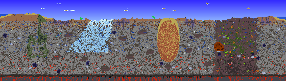 Map of Terraria seed 250076193