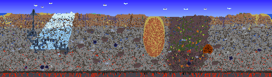 Map of Terraria seed 601047068