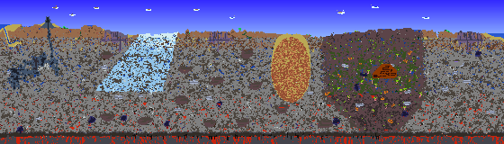 Map of Terraria seed Iwonthelottery