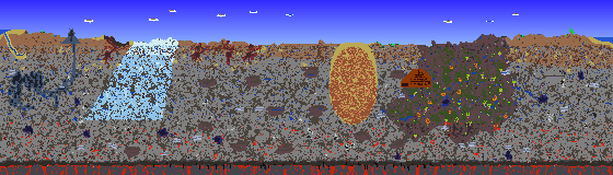 Map of Terraria seed 1004558367