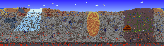 Map of Terraria seed 1494439056