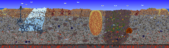 Map of Terraria seed 601047068