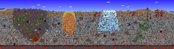 Map of Terraria seed 924571346