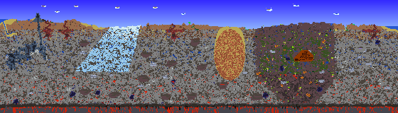 Map of Terraria seed Iwonthelottery